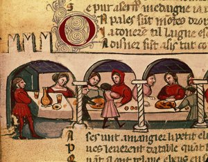 Ateria majatalossa Codex Entree dEspagnelta tekijältä Italian School
