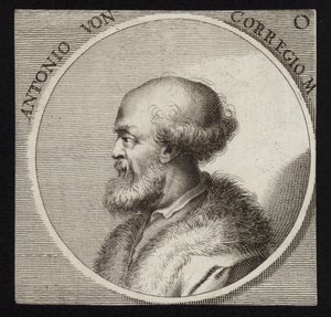 Antonio da Correggio tekijältä Italian School
