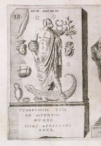 Apollo koiran pään kanssa, 1589 tekijältä Italian School
