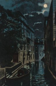 Takakanava, Venetsia (värilitro) tekijältä Italian School