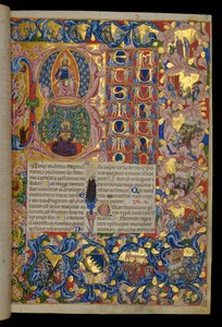 Beatus vir, Kristus majesteetissa, Kuningas Daavid. tekijältä Italian School