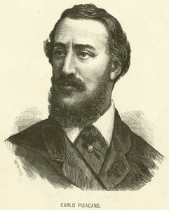 Carlo Pisacane (kaiverrus) tekijältä Italian School
