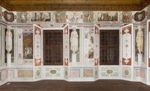 Caryatids Room: Metamorphoses by Ovid (fresko) tekijältä Italian School