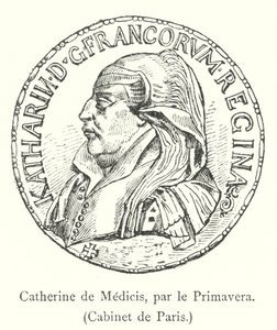 Catherine de Medici, par le Primavera, Cabinet de Paris (kaiverrus) tekijältä Italian School