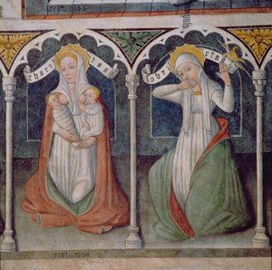 Hyväntekeväisyys ja raittius (fresco) tekijältä Italian School