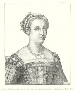 Clarisse Ridolfo Altoviti, veljentytär de Leon X, par Cristoforo dell 