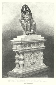Donatello, Firenzen leijona, joka tunnetaan nimellä Le Mazocco tekijältä Italian School