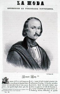 Ernesto Coop, kaivertaja G. Riccio (litografia). tekijältä Italian School