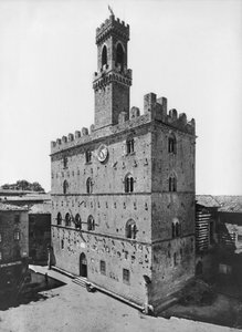 Ulkonäkymä Palazzo dei Priorille tekijältä Italian School