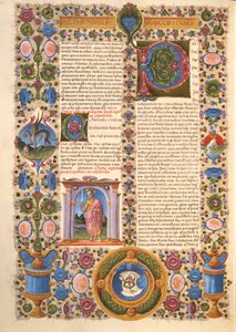 Fol.204v Pyhän Paavalin kirje kolossalaisille, Borso d