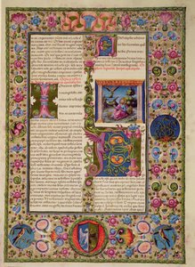 Fol.236r Ilmestyskirjan avaus Borso d