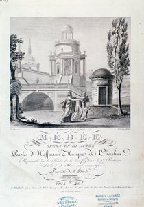 Luigi Cherubinin oopperan Medea (kohtaus 3) nuotioiden etukappale tekijältä Italian School