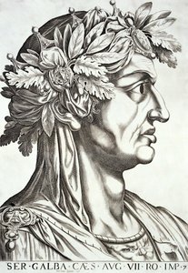 Galba Caesar (3 eKr.-69 jKr.), 1596 tekijältä Italian School