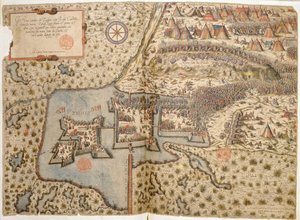 Yleiskuva Szigetvarin taistelusta, 1566