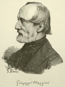 Giuseppe Mazzini (kaiverrus) tekijältä Italian School