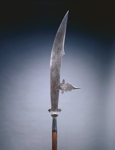 Glaive, Venetsia, n. 1600-20 (teräs ja puu) tekijältä Italian School