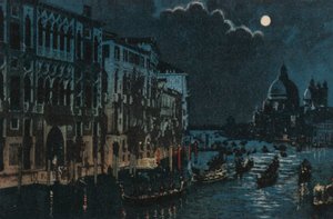 Grand Canal ja Salute (värilitro) tekijältä Italian School
