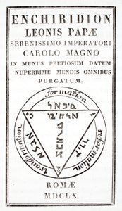 Paavi Leo III:n grimoire tekijältä Italian School