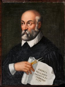 Vierasmajoitus: arkkitehti ja lavastaja Andrea Palladion muotokuva tekijältä Italian School