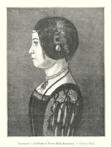 Tuntematon, omistettu Pierro Della Francescalle, Pitti-galleria (kaiverrus) tekijältä Italian School