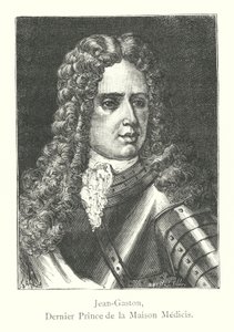 Jean-Gaston, Medici-talon viimeinen prinssi (kaiverrus) tekijältä Italian School