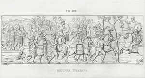 Trajanuksen pylväs, Trajanuksen pylväs (kaiverrus) tekijältä Italian School