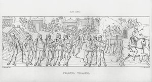 Trajanuksen pylväs, Trajanuksen pylväs (kaiverrus) tekijältä Italian School
