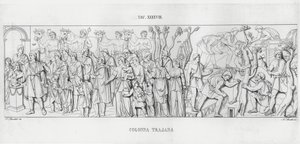 Trajanuksen pylväs, Trajanuksen pylväs (kaiverrus) tekijältä Italian School