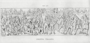 Trajanuksen pylväs, Trajanuksen pylväs (kaiverrus) tekijältä Italian School