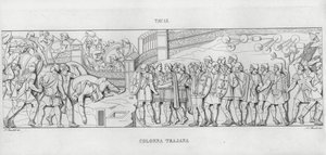 Trajanuksen pylväs, Trajanuksen pylväs (kaiverrus) tekijältä Italian School