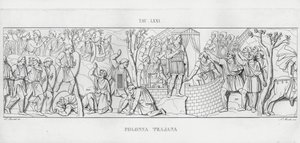 Trajanuksen pylväs, Trajanuksen pylväs (kaiverrus) tekijältä Italian School