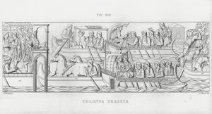 La Colonna Trajana, Trajanuksen pylväs (kaiverrus) tekijältä Italian School
