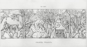 La Colonna Trajana, Trajanuksen pylväs (kaiverrus) tekijältä Italian School