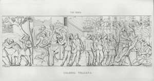 La Colonna Trajana, Trajanuksen pylväs (kaiverrus) tekijältä Italian School