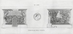 La Colonna Trajana, Trajanuksen pylväs (kaiverrus) tekijältä Italian School