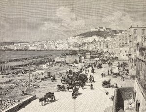 La Marinella, Napoli, Italia, Sabattinin kaiverrus A Della Vallen piirroksesta, L