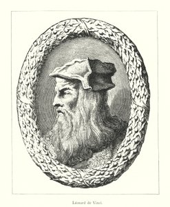 Leonard de Vinci (kaiverrus) tekijältä Italian School