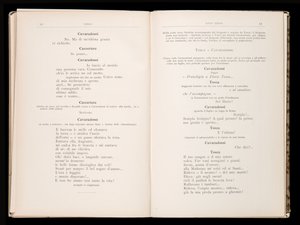 Giacomo Puccinin Toscan libretto, Ricordi Edition, Italia tekijältä Italian School