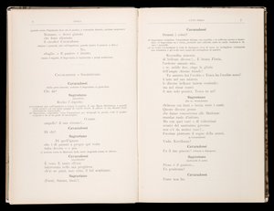 Giacomo Puccinin Toscan libretto, Ricordi Edition, Italia tekijältä Italian School