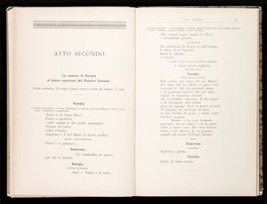 Giacomo Puccinin Toscan libretto, Ricordi Edition, Italia tekijältä Italian School