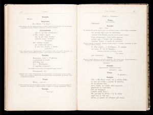 Giacomo Puccinin Toscan libretto, Ricordi Edition, Italia tekijältä Italian School