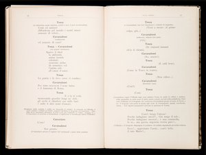Giacomo Puccinin Toscan libretto, Ricordi Edition, Italia tekijältä Italian School
