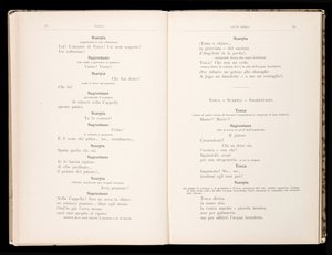 Giacomo Puccinin Toscan libretto, Ricordi Edition, Italia tekijältä Italian School