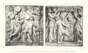 Luca Della Robbia, Barreliefit Firenzen kupolin urkugalleriasta, tänään Bargello-museossa (kaiverrus) tekijältä Italian School
