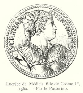 Lucrece de Medicis, Cosmas Ierin tytär tekijältä Italian School