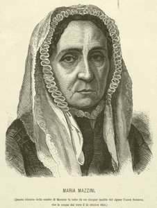 Maria Mazzini (kaiverrus) tekijältä Italian School