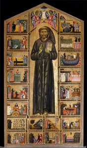 Mestari (Maestro) del San Francesco Bardi. Firenzen koulu 1200-luvun ensimmäisellä puoliskolla. San Francesco d