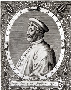 Girolamo Fracastoron (1483-1553) medaljonkimuotokuva tekijältä Italian School