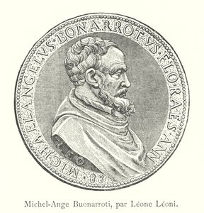 Michel-Ange Buonarroti, Leone Leoni (kaiverrus) tekijältä Italian School