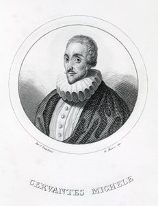 Miguel de Cervantes, espanjalainen kirjailija (1547 - 1616). tekijältä Italian School